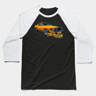 1970 Ford Mustang Mach 1 Fastback Baseball T-Shirt